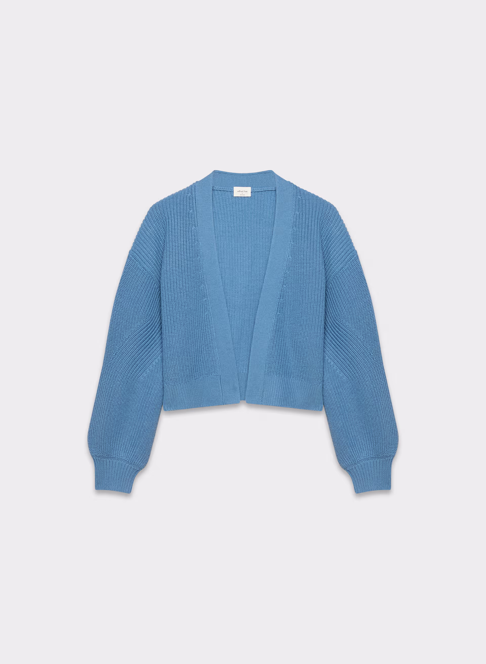 UNWIND MERINO WOOL WAIST CARDIGAN by WILFRED FREE