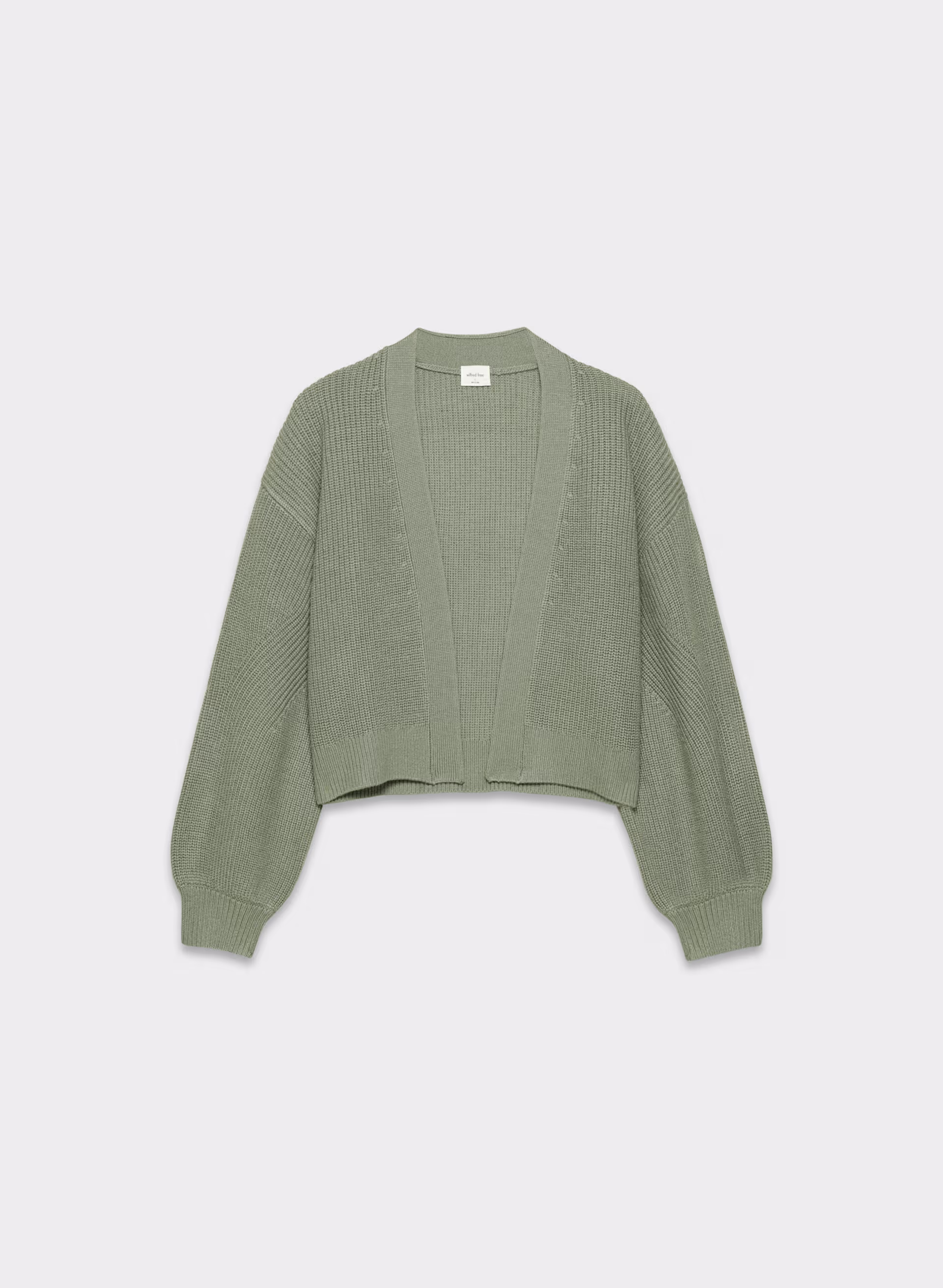 UNWIND MERINO WOOL WAIST CARDIGAN by WILFRED FREE