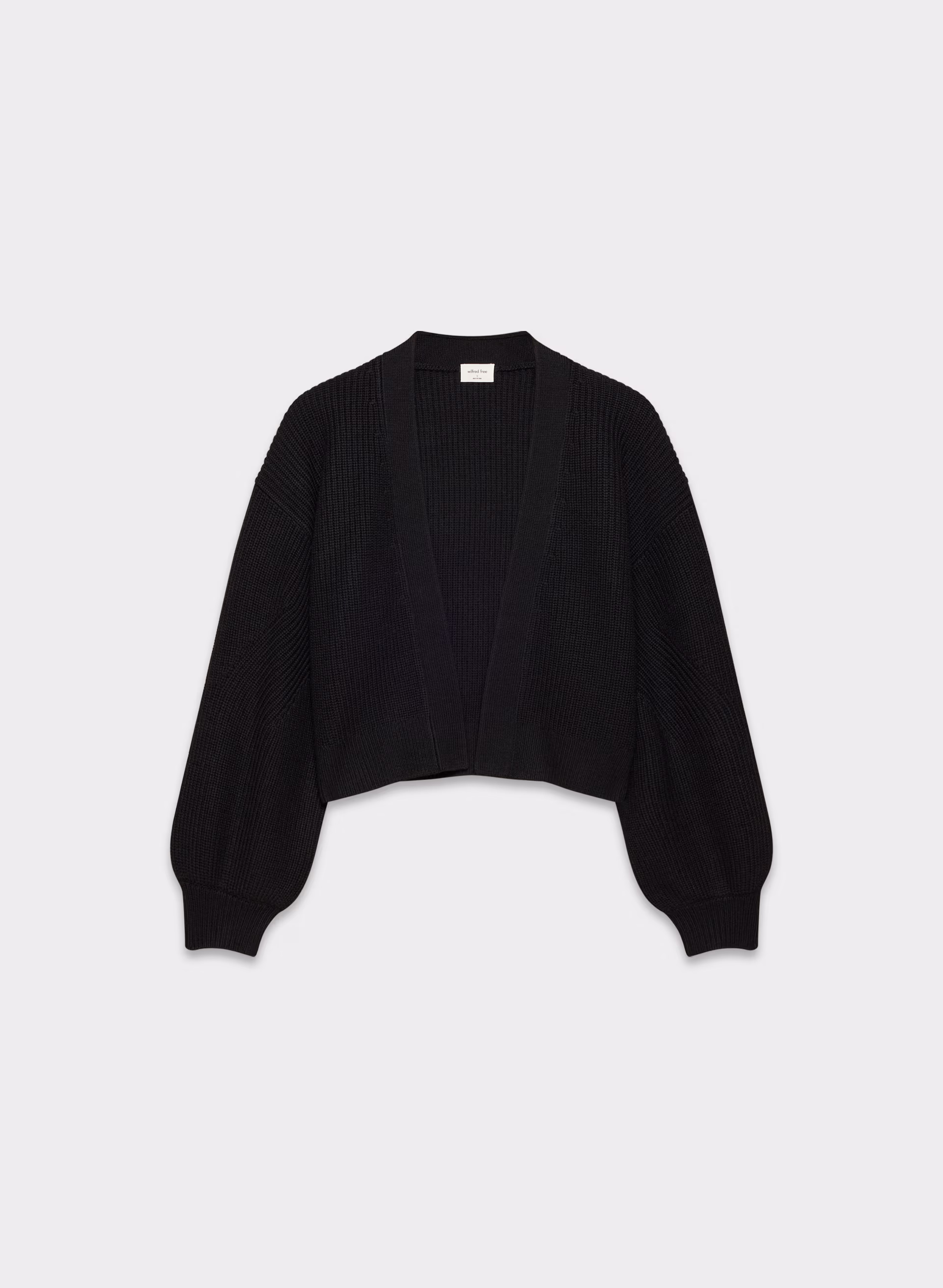 UNWIND MERINO WOOL WAIST CARDIGAN by WILFRED FREE