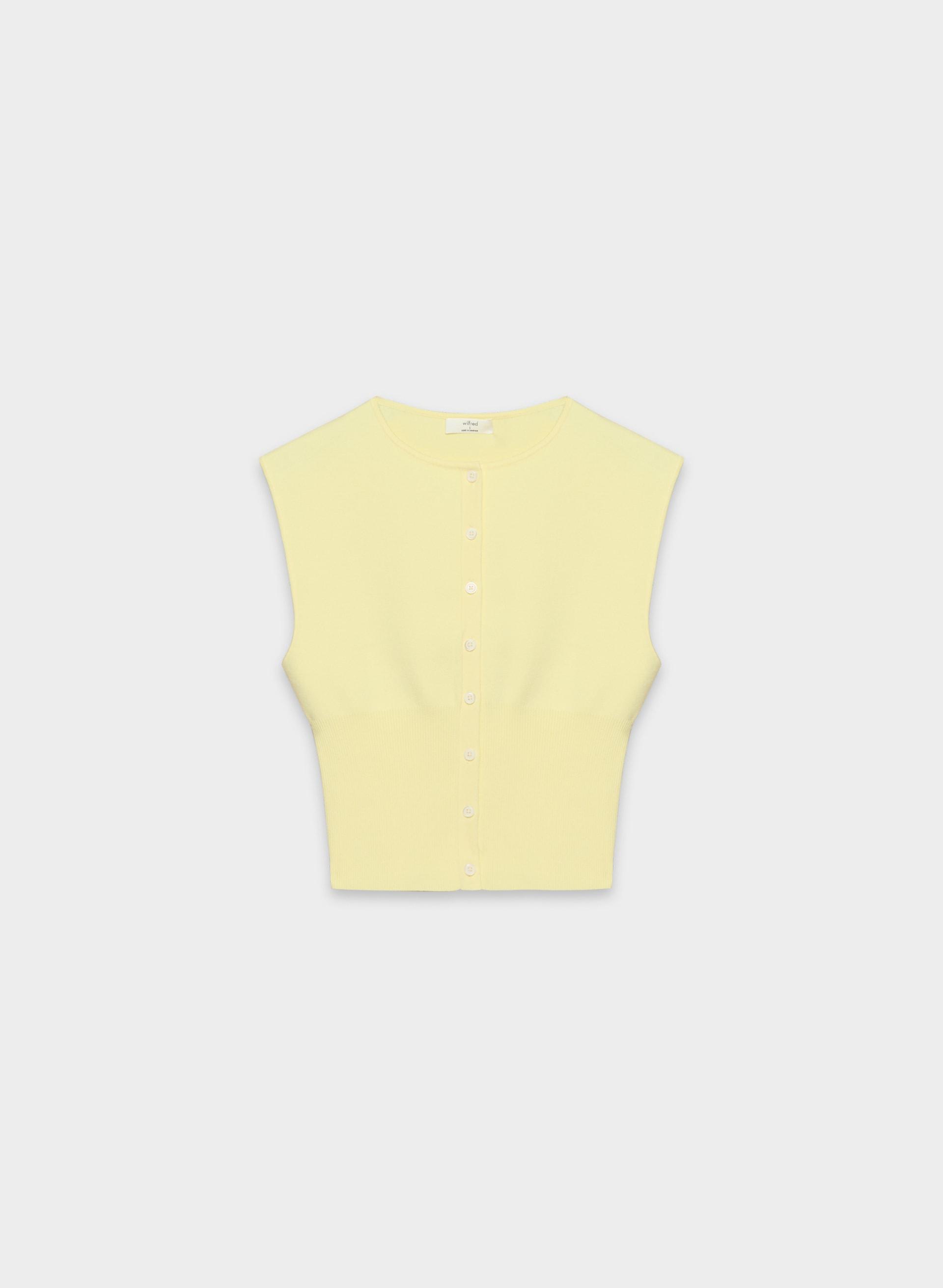 GOLIGHTLY SLEEVELESS CARDIGAN by WILFRED