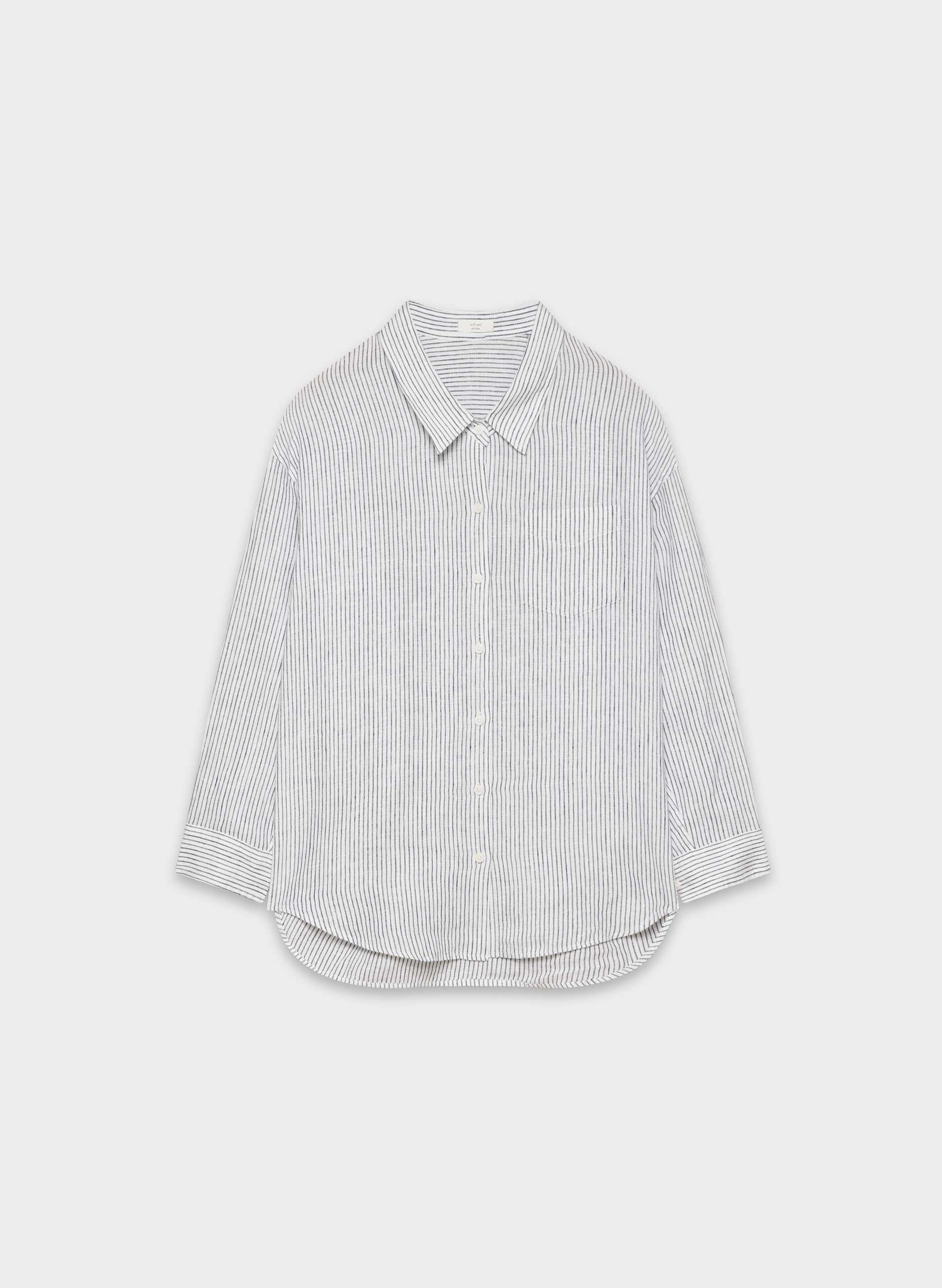 REMINISCE RELAXED LINEN SHIRT by WILFRED