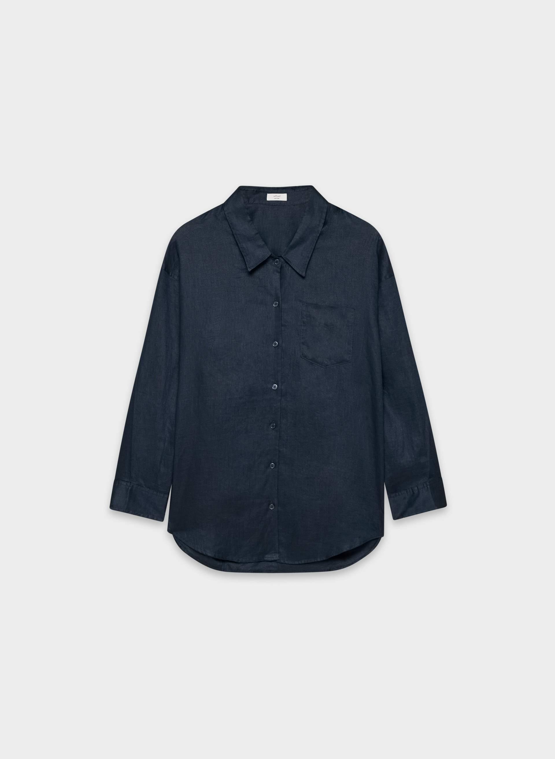 REMINISCE RELAXED LINEN SHIRT by WILFRED