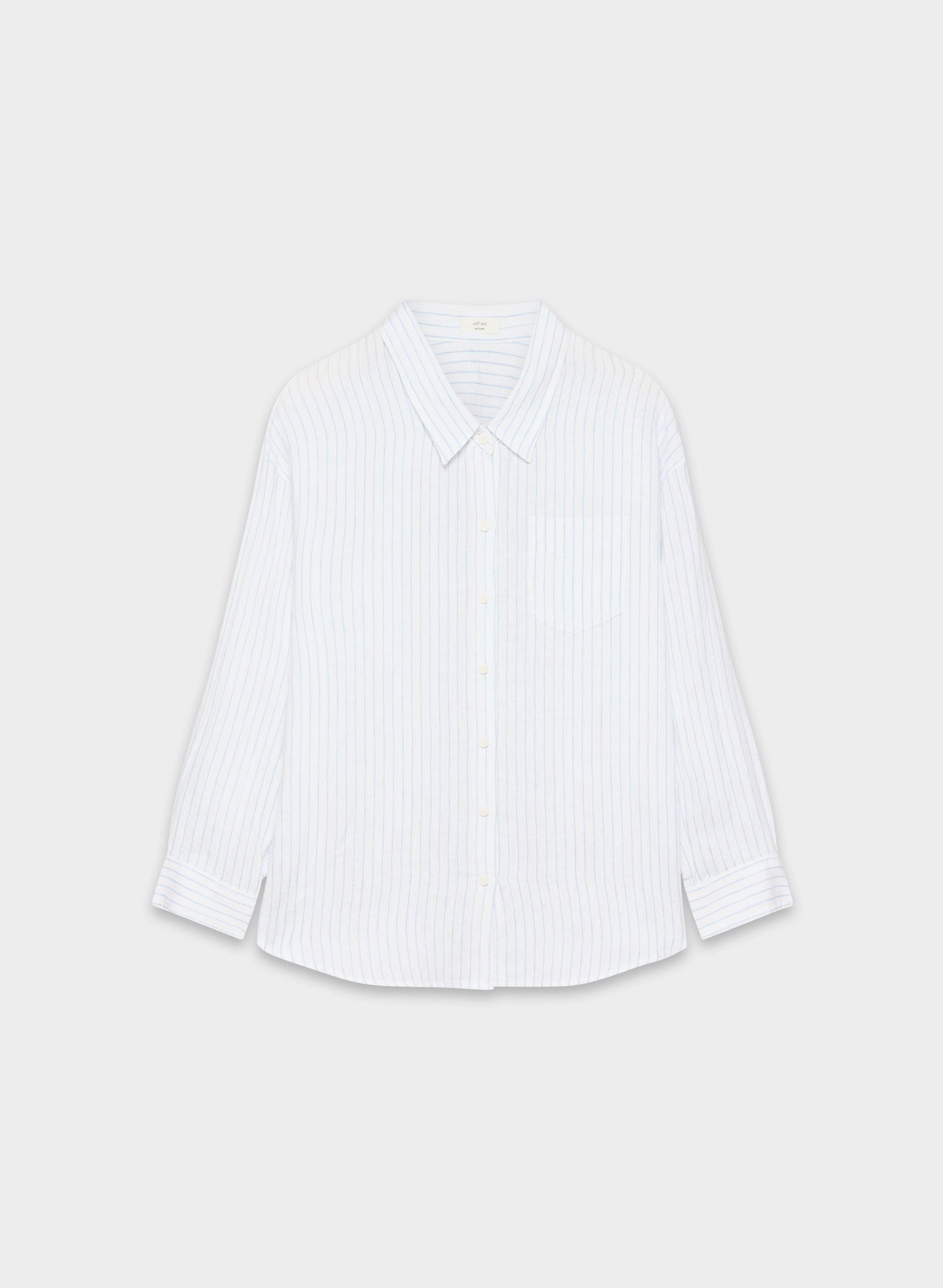 REMINISCE RELAXED LINEN SHIRT by WILFRED