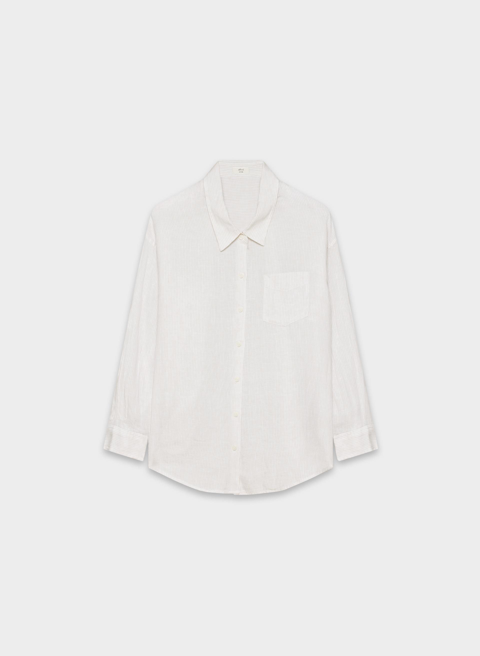 REMINISCE RELAXED LINEN SHIRT by WILFRED