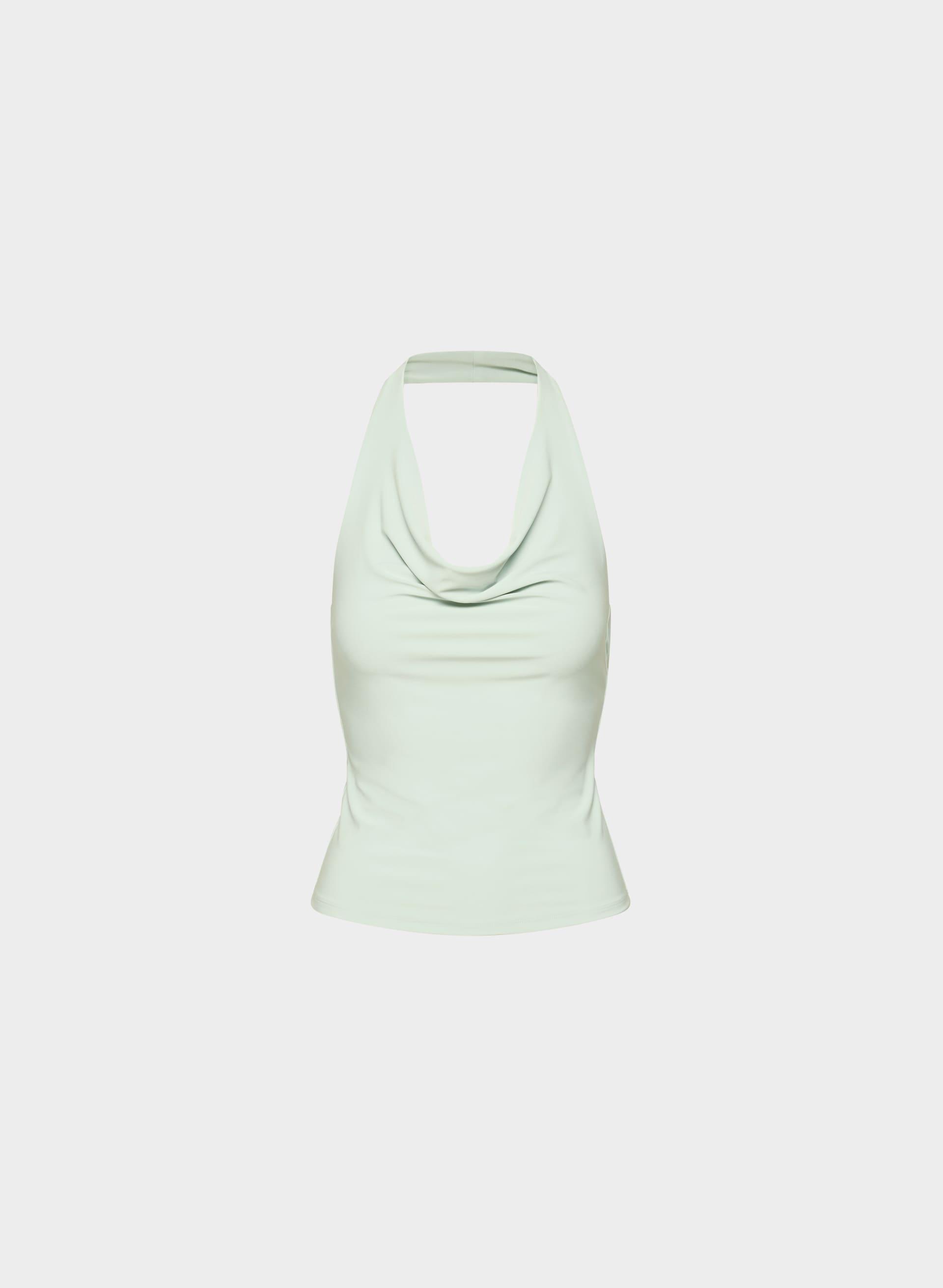 SMOOTH MATTER™ TABLEAU HALTER TOP by WILFRED