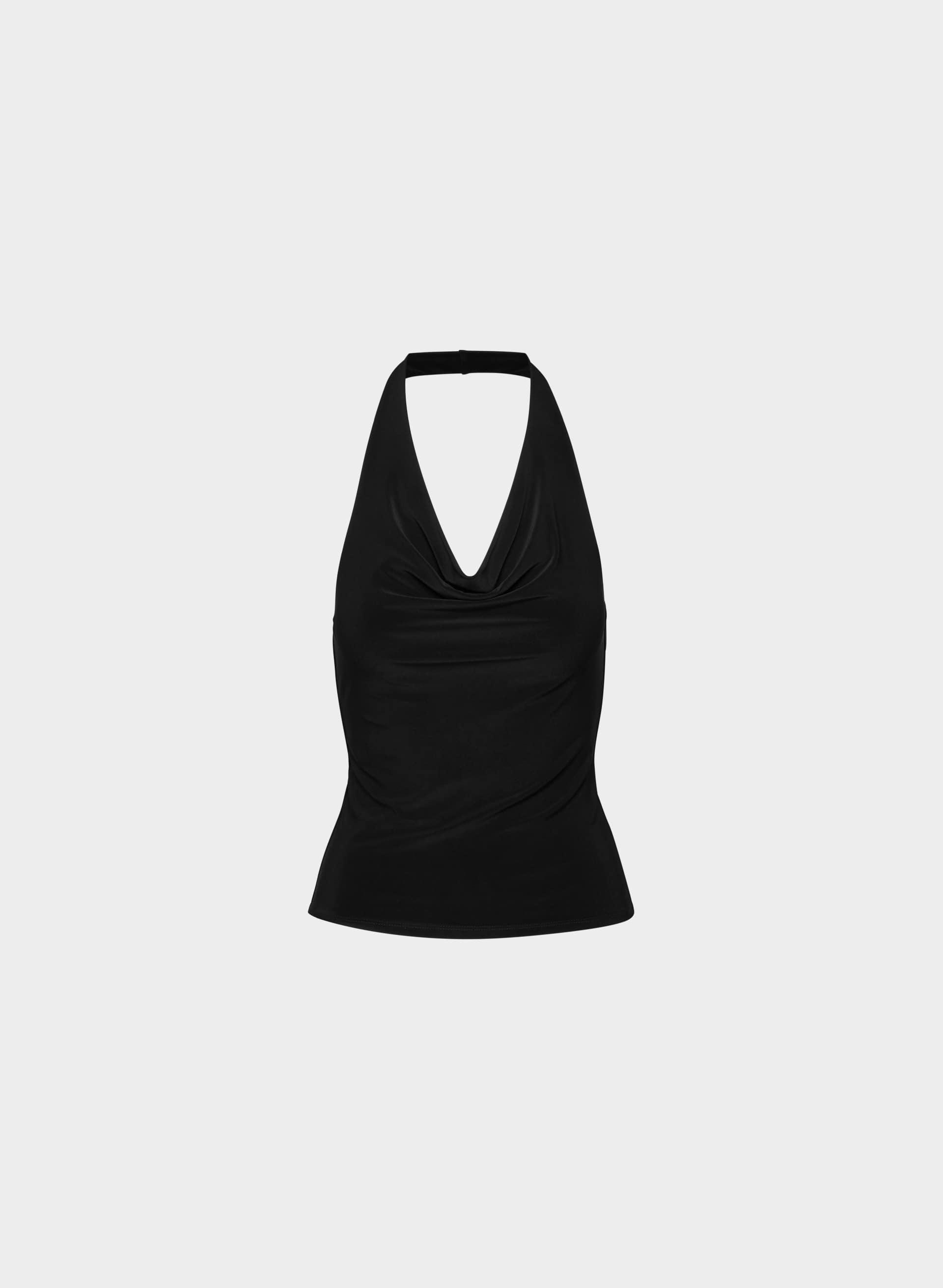 SMOOTH MATTER™ TABLEAU HALTER TOP by WILFRED