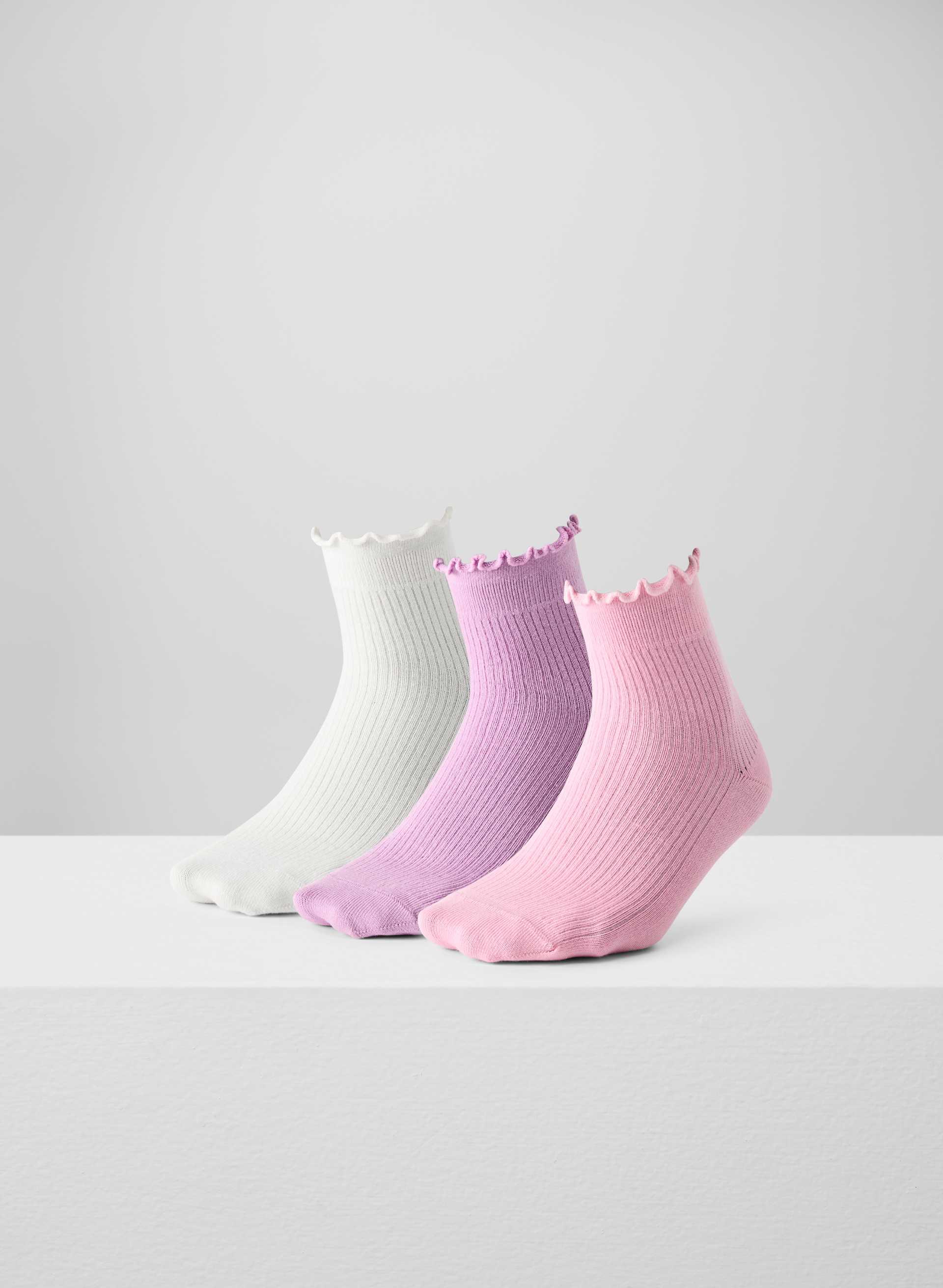 SUGARPLUM ANKLE SOCK 3-PACK by WILFRED