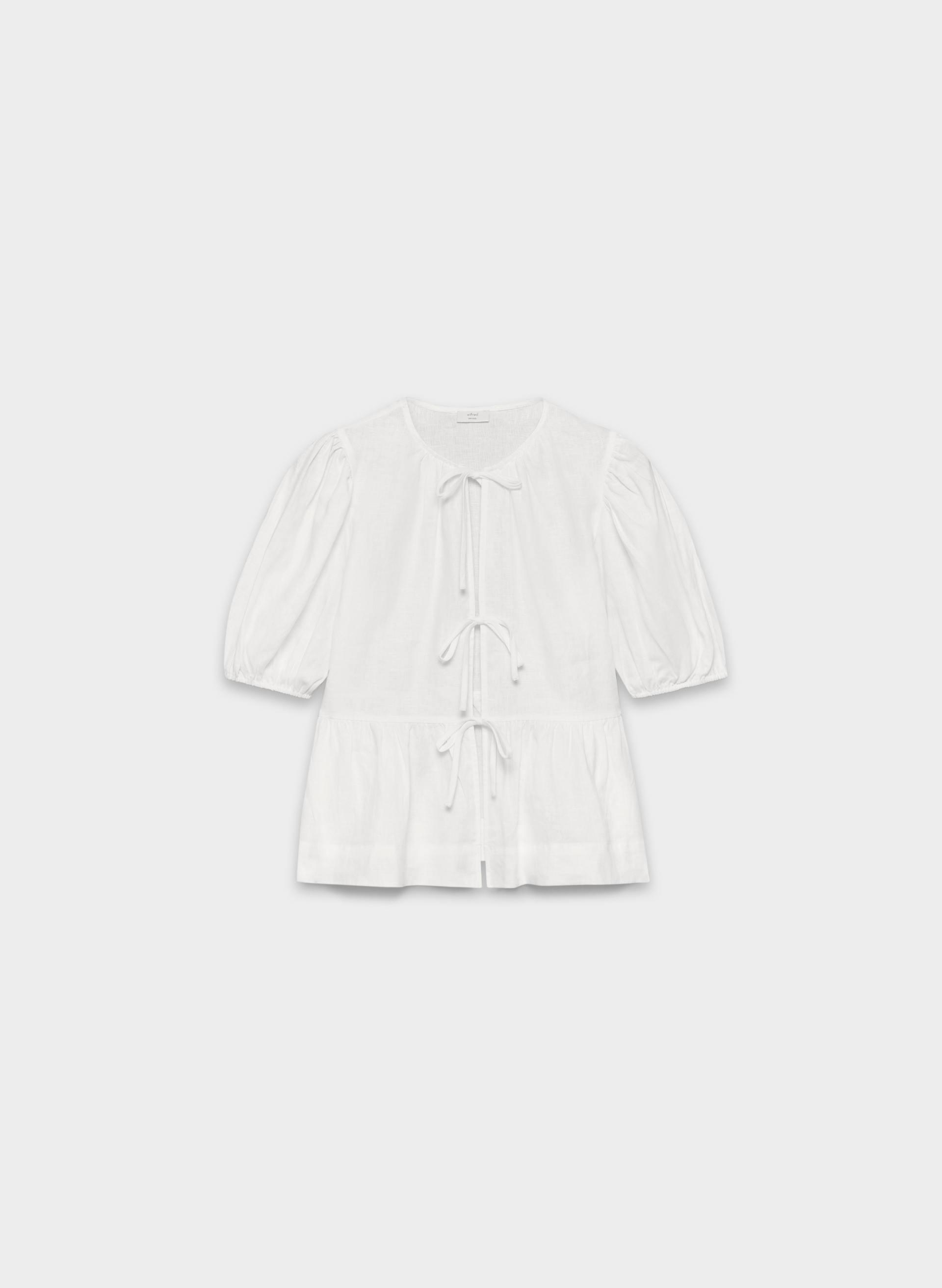 VIOLETTE LINEN BLOUSE by WILFRED