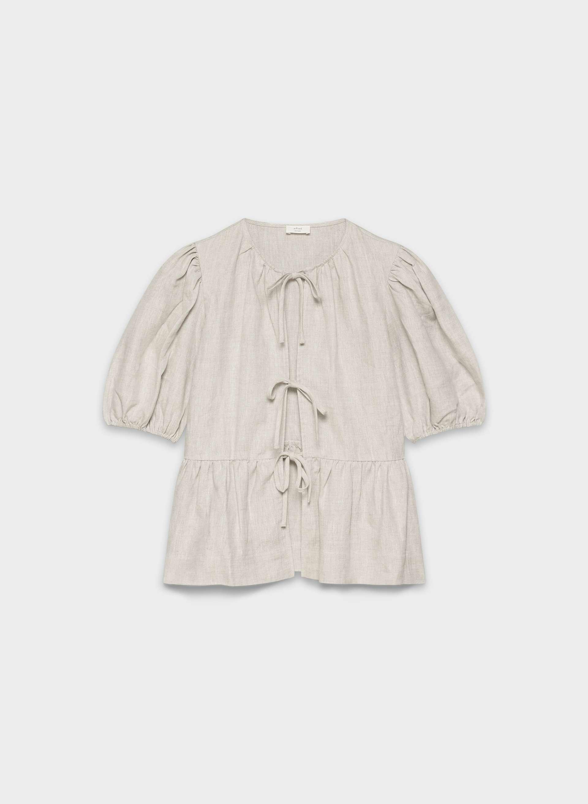 VIOLETTE LINEN BLOUSE by WILFRED