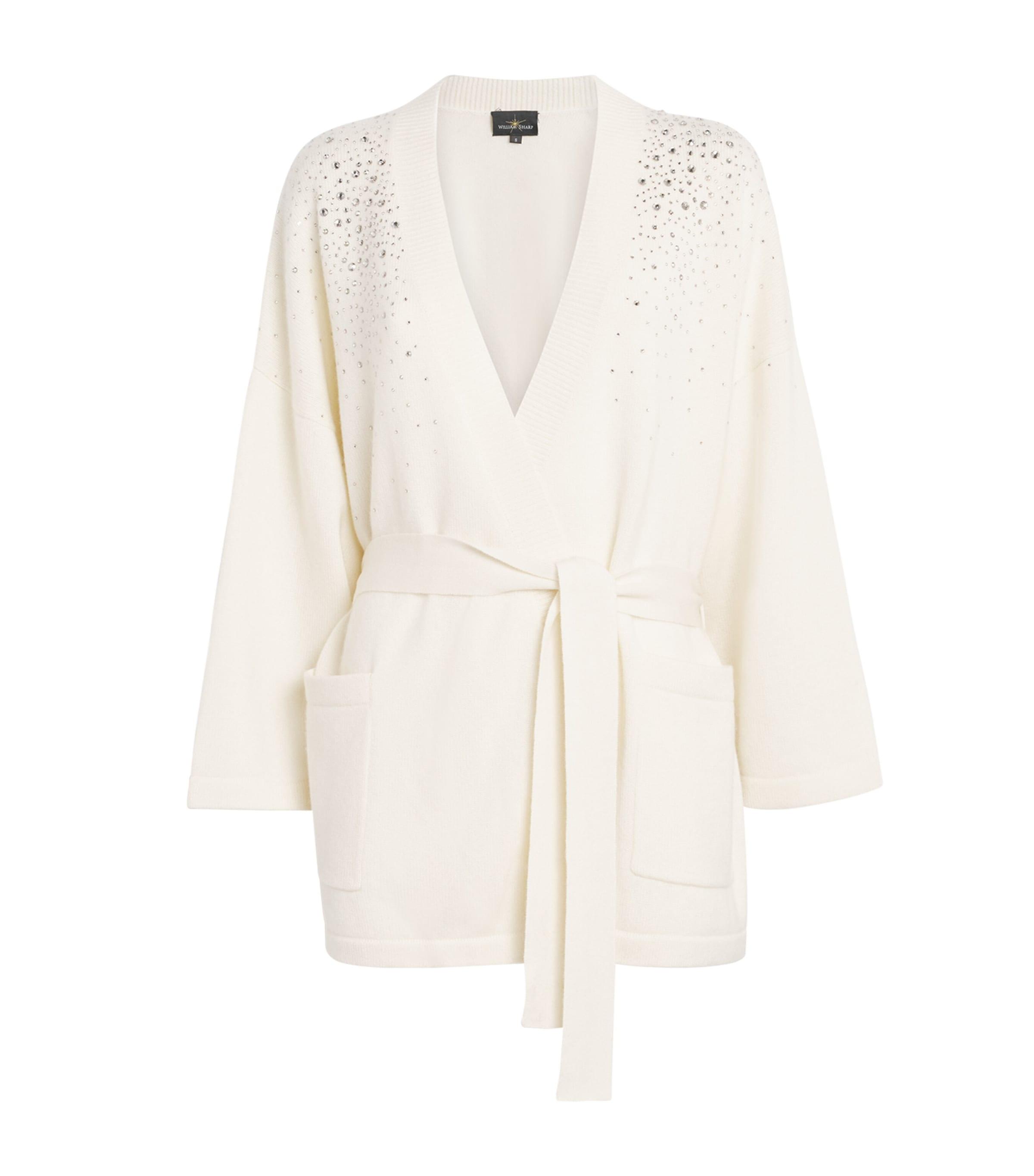 William Sharp Cashmere Crystal-Embellished Cardigan by WILLIAM SHARP