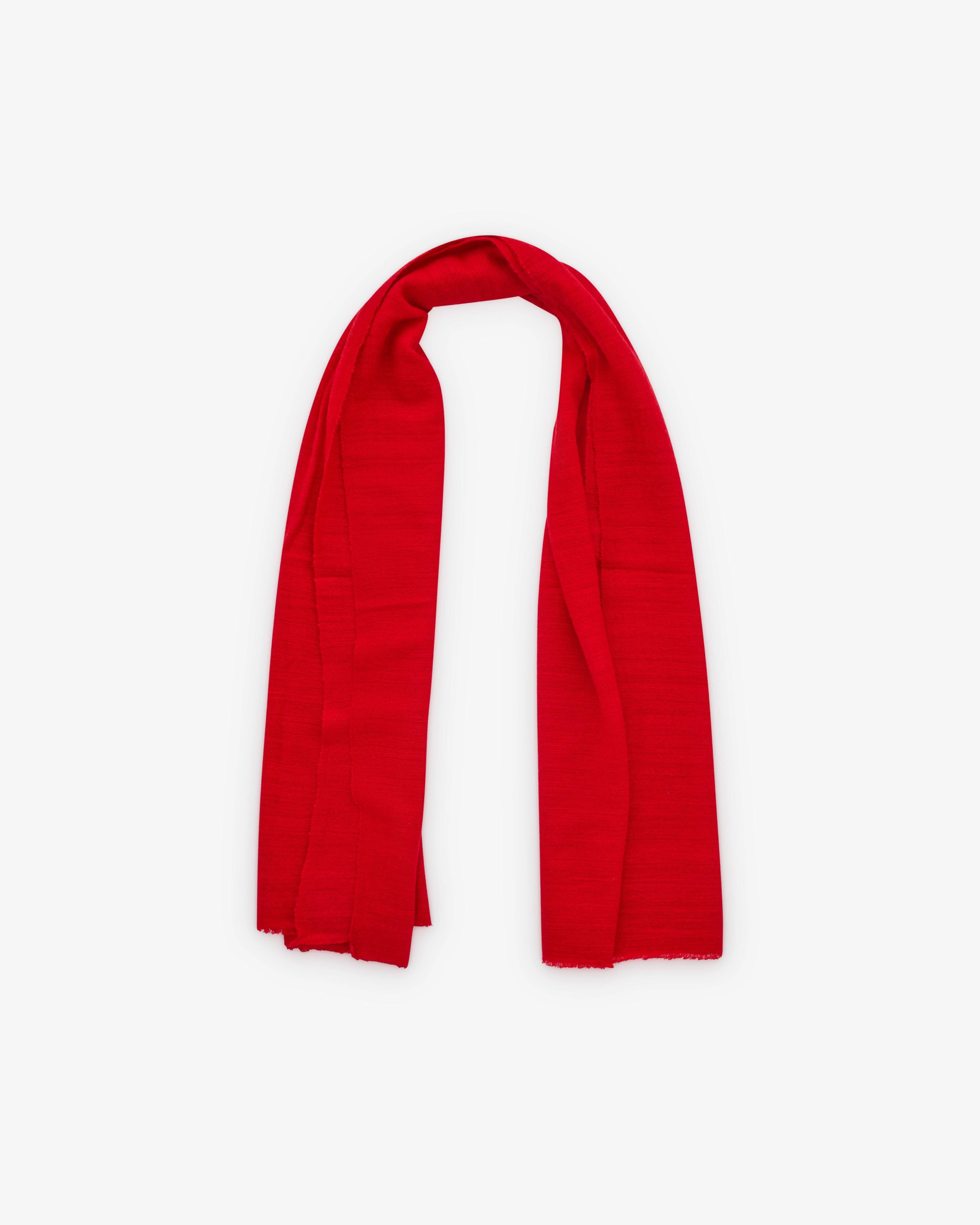 William Welstead - Cashmere Scarf - (Annapurna Crimson) by WILLIAM WELSTEAD ACCESSORIES