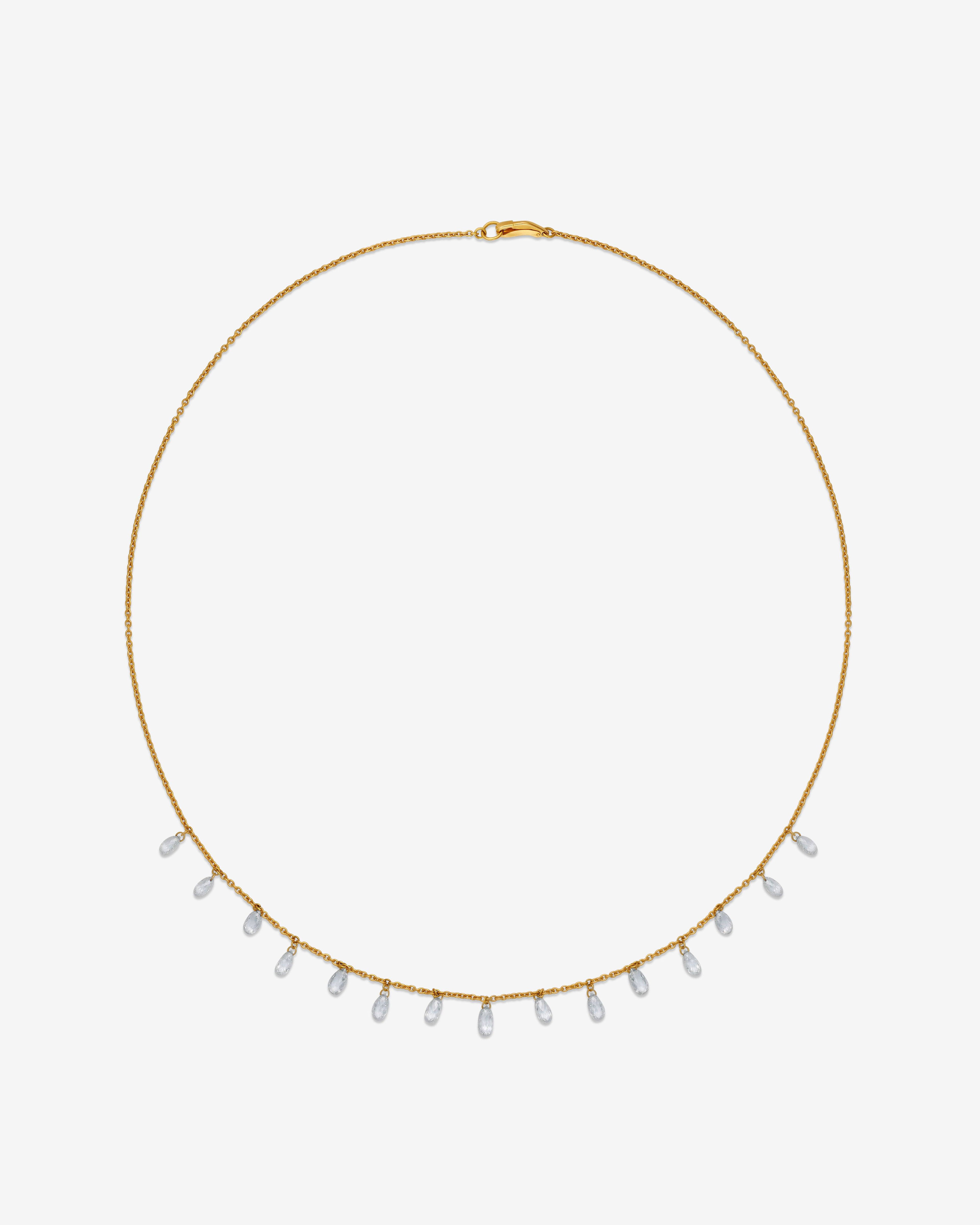 William Welstead  - Briolette Diamond Necklace -  (Gold) by WILLIAM WELSTEAD