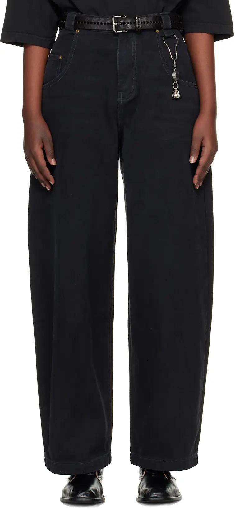 Black Bad Girl Jeans by WILLY CHAVARRIA