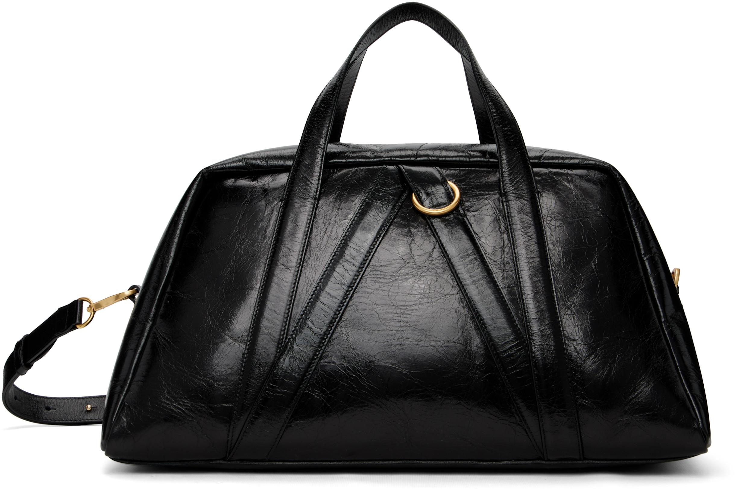 Black Bolero L Bag by WILLY CHAVARRIA