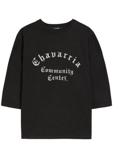 Buffalo printed cotton T-shirt by WILLY CHAVARRIA