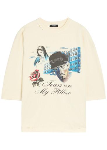 Buffalo printed cotton T-shirt by WILLY CHAVARRIA