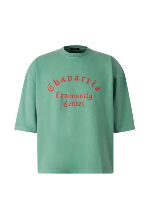Chavarria Community Center cotton T-shirt by WILLY CHAVARRIA