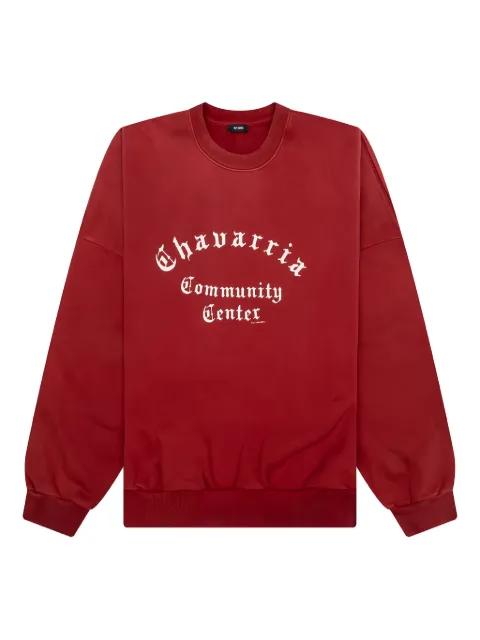 Community Center crew-neck sweatshirt by WILLY CHAVARRIA