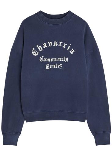 Community printed cotton sweatshirt by WILLY CHAVARRIA
