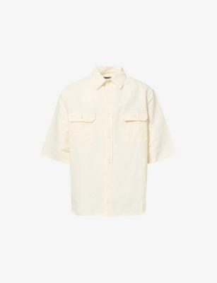 Corcoran Short-Sleeve Woven Shirt by WILLY CHAVARRIA
