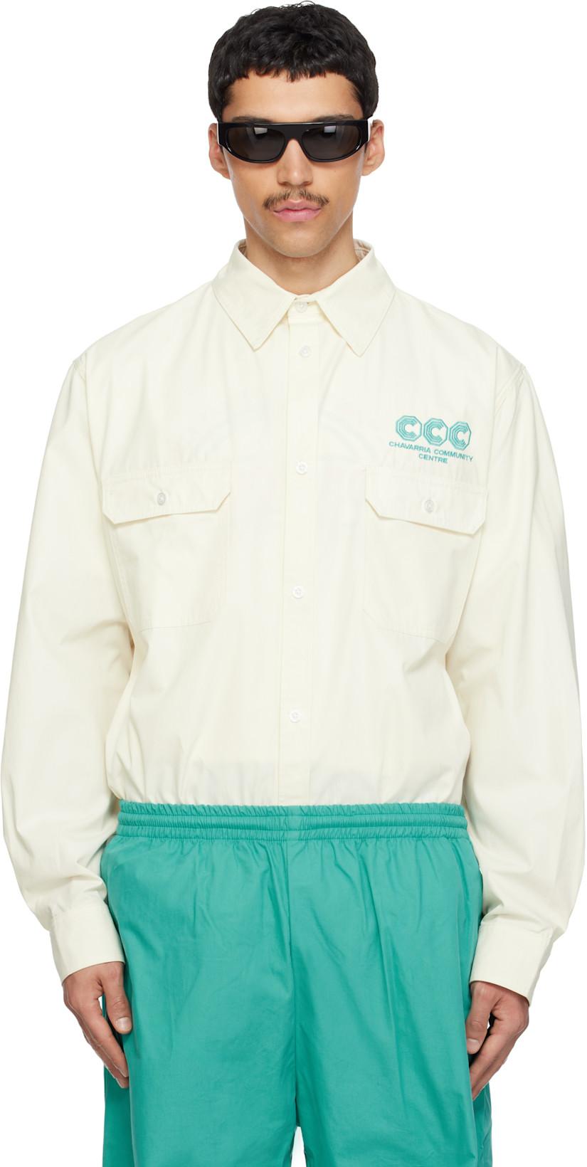 Off-White Corcoran Work Shirt by WILLY CHAVARRIA