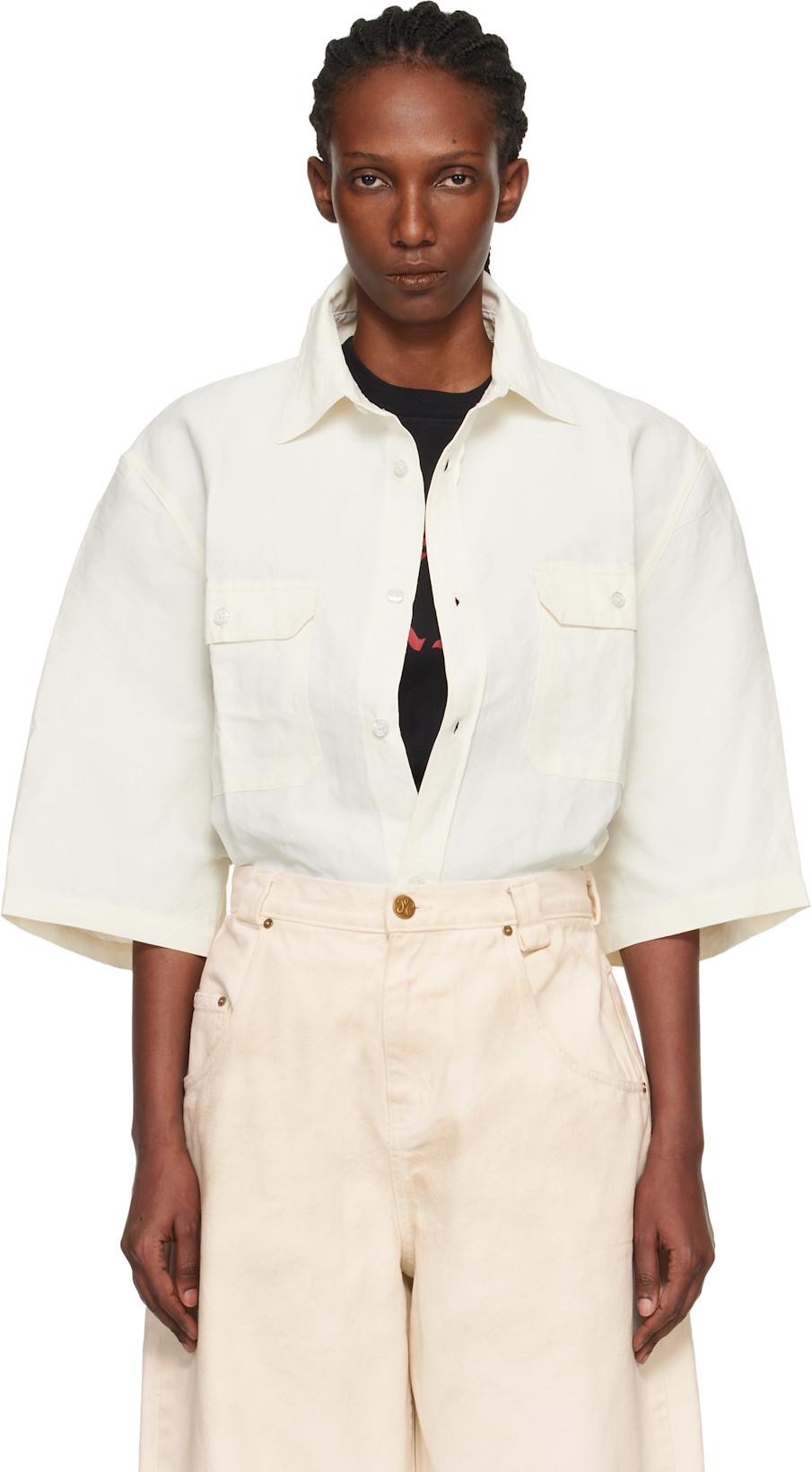 Off-White S/S Corcoran Shirt by WILLY CHAVARRIA