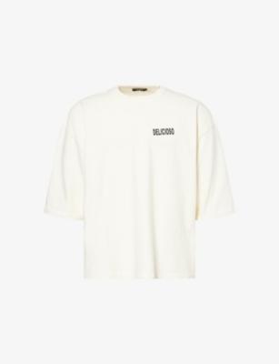 Taco Shop Buffalo Cotton T-shirt by WILLY CHAVARRIA