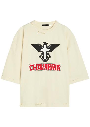 Tectate Buffalo printed cotton T-shirt by WILLY CHAVARRIA