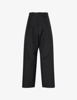 Toluca Barrel-Leg Woven Trousers by WILLY CHAVARRIA