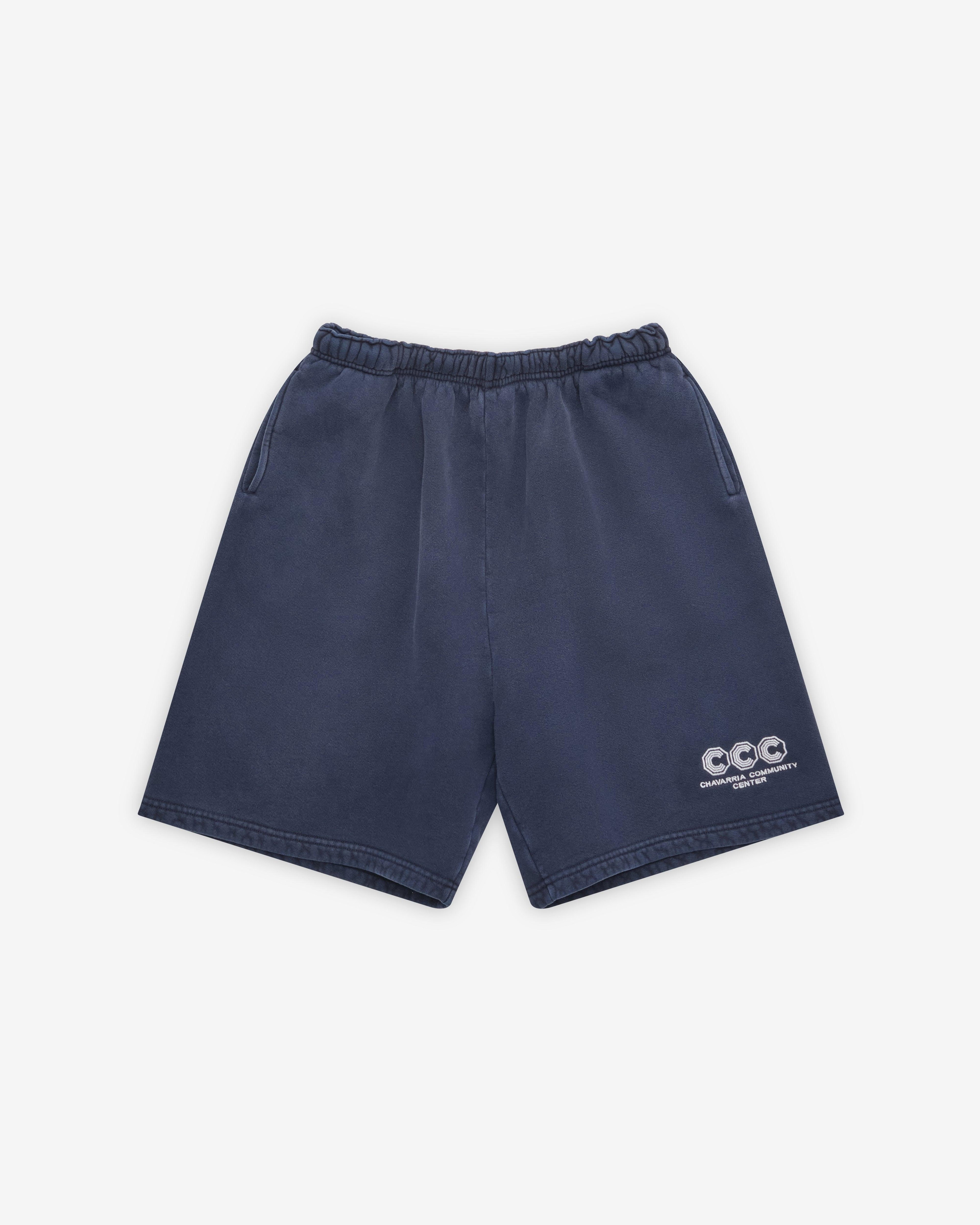 Willy Chavarria - Men's CCC Buffalo Sweatshort - (Peacoat) by WILLY CHAVARRIA