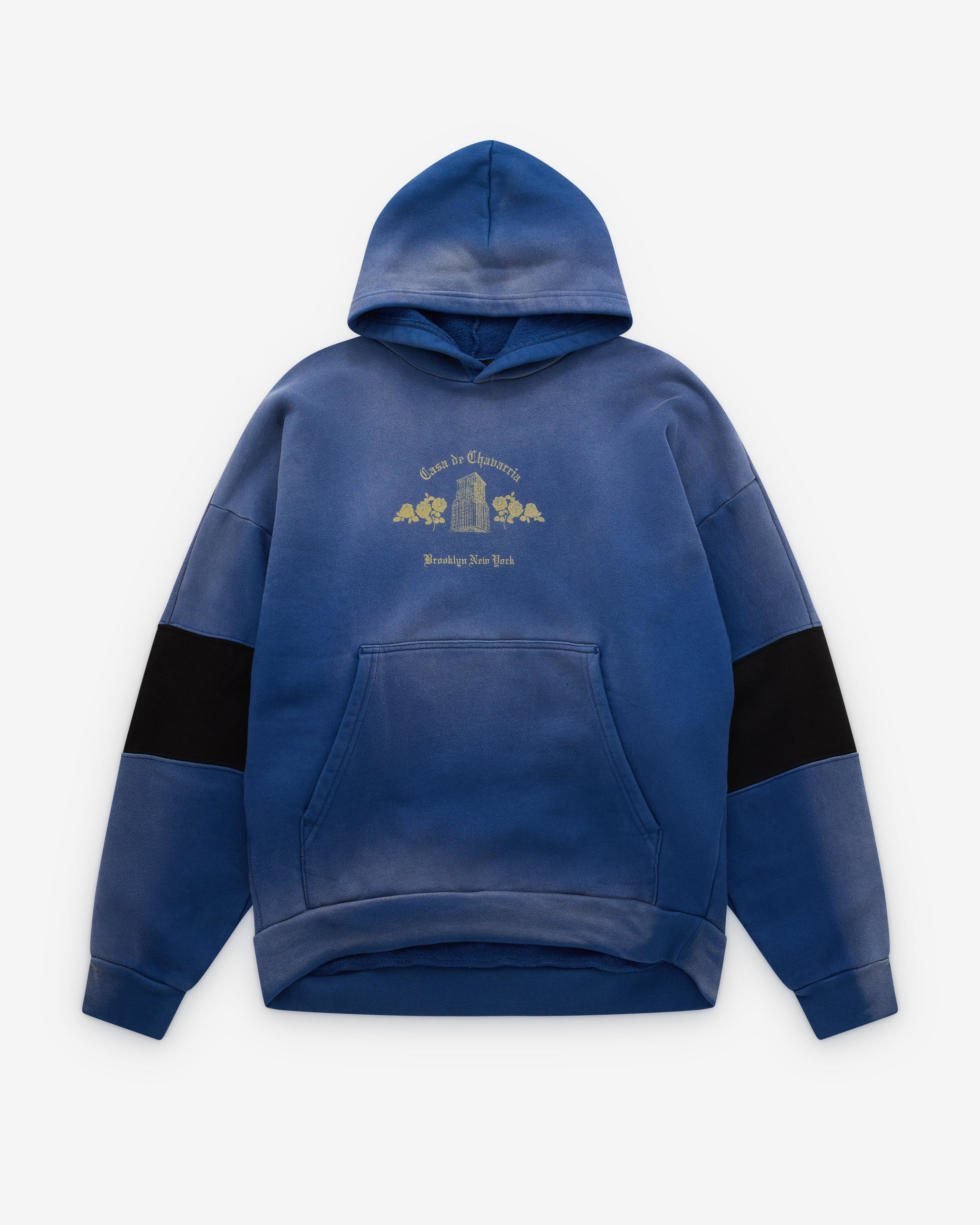 Willy Chavarria - Men's Casa De Chavarria Hoodie - (Prussian) by WILLY CHAVARRIA