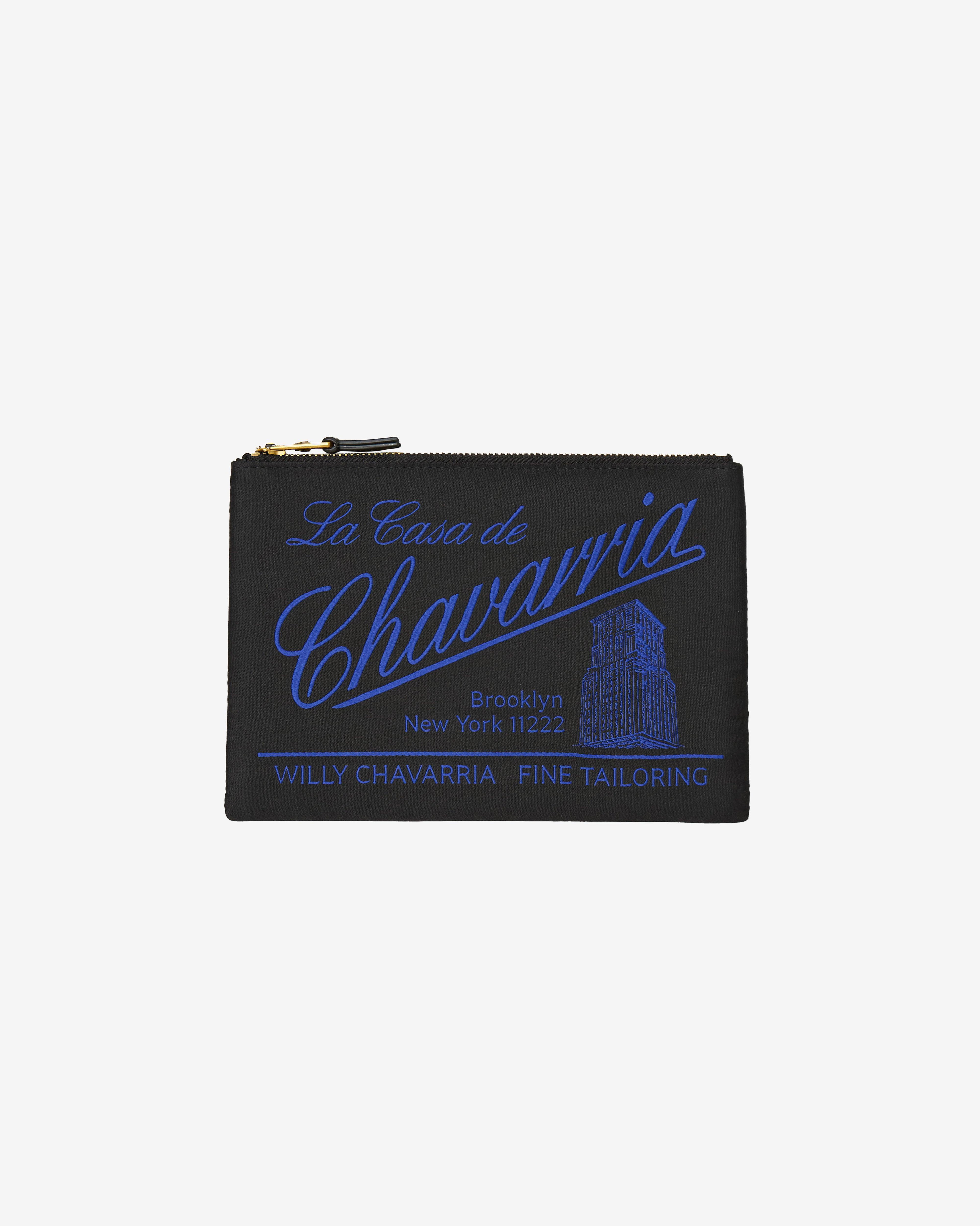 Willy Chavarria - Men's Casa De Chavarria Wallet - (Black/Blue) by WILLY CHAVARRIA