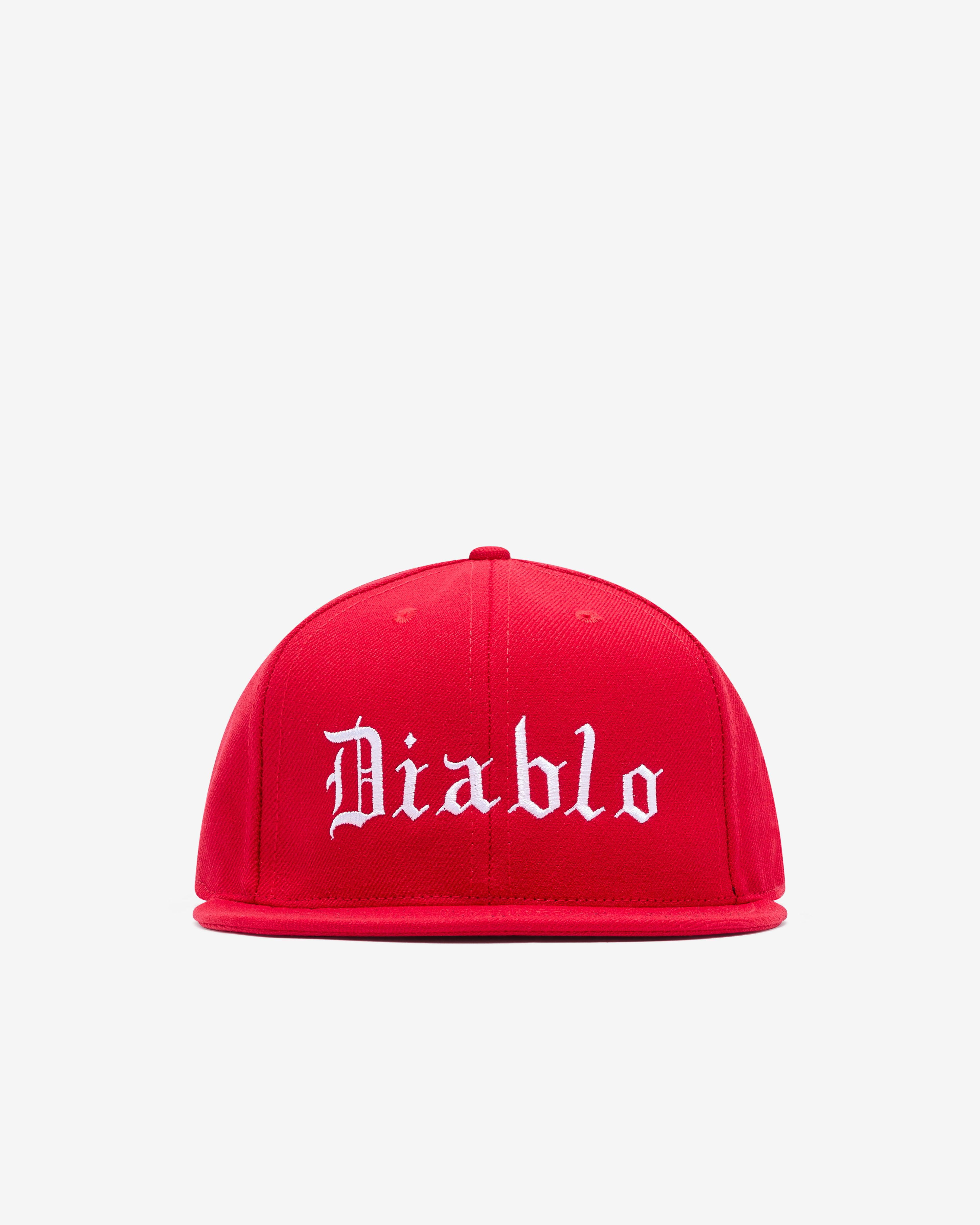 Willy Chavarria - Men's Diablo Cap - (Red) by WILLY CHAVARRIA