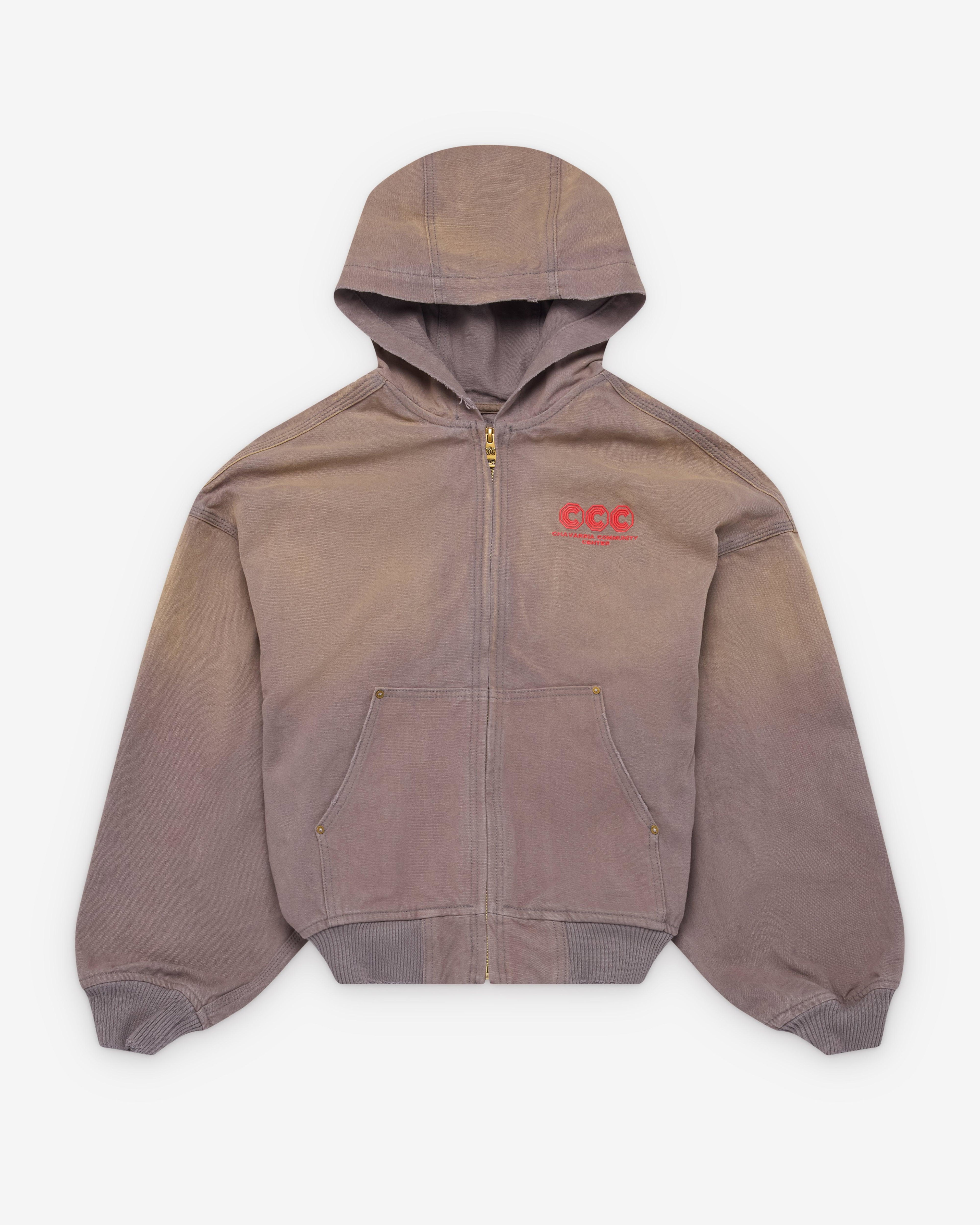 Willy Chavarria - Men's Juggernaut Hoodie - (Concrete) by WILLY CHAVARRIA