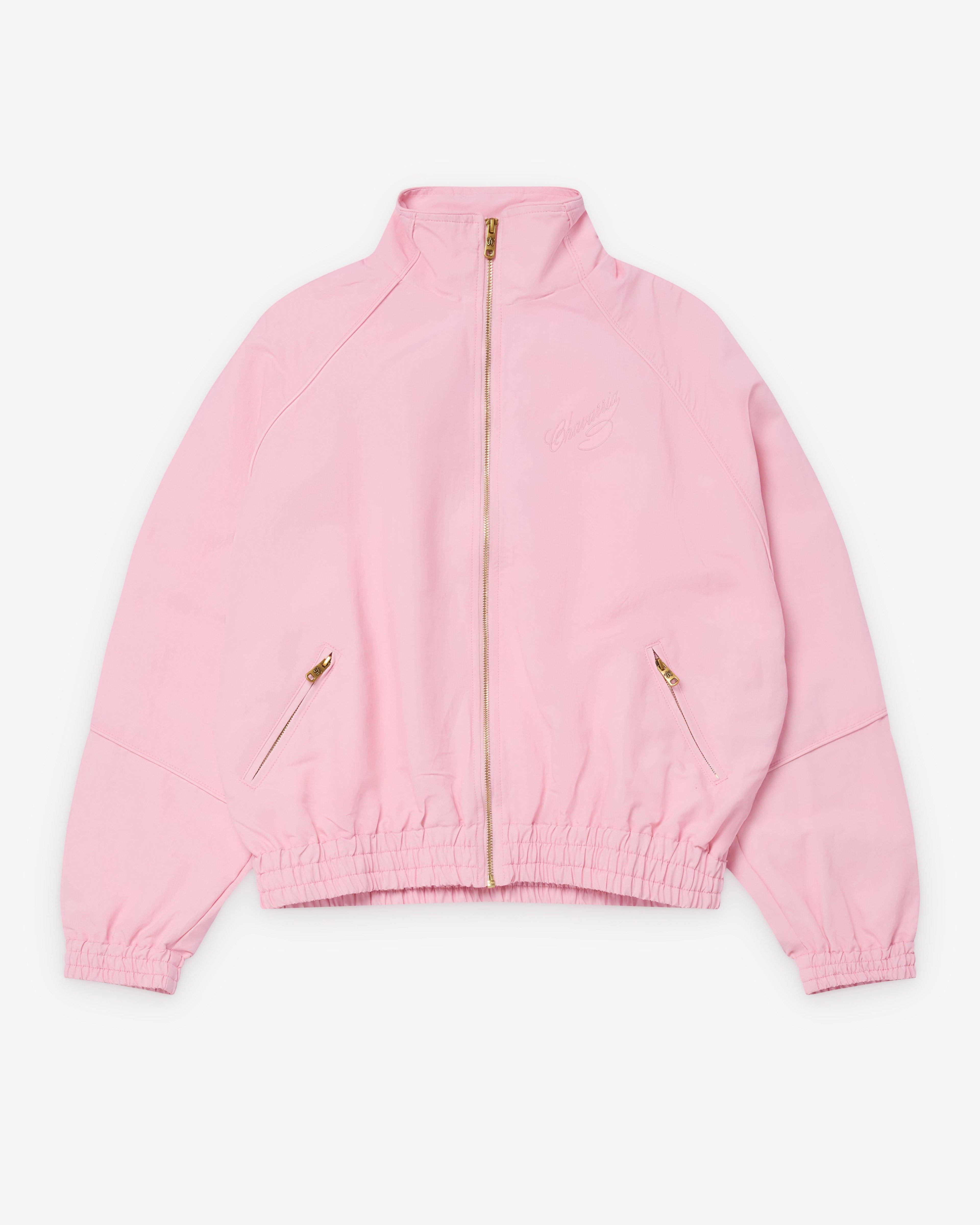 Willy Chavarria - Men's Ruff Rider Track Jacket - (Chicle) by WILLY CHAVARRIA