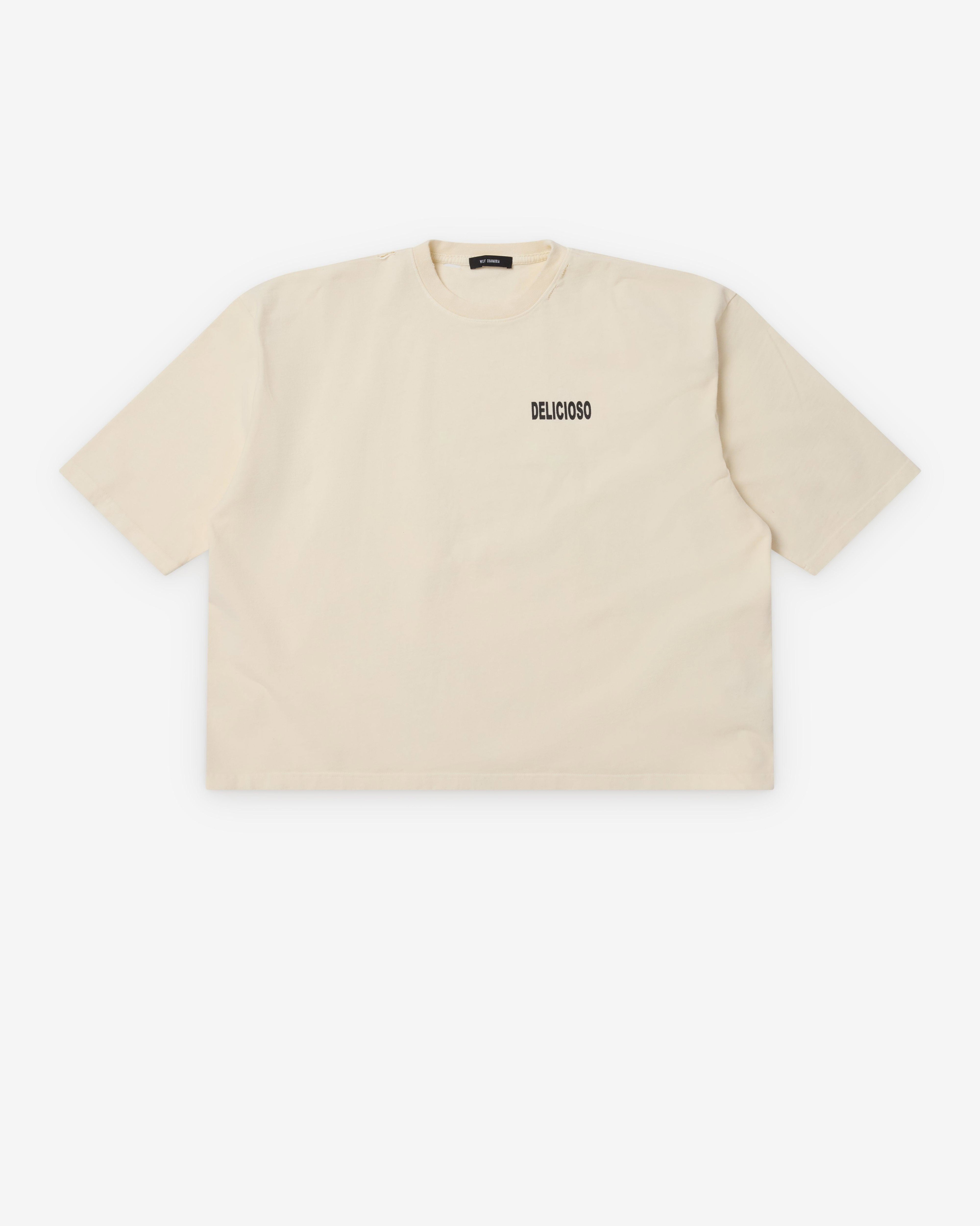 Willy Chavarria - Men's Willy's Taco Shop T-Shirt - (Off-White) by WILLY CHAVARRIA