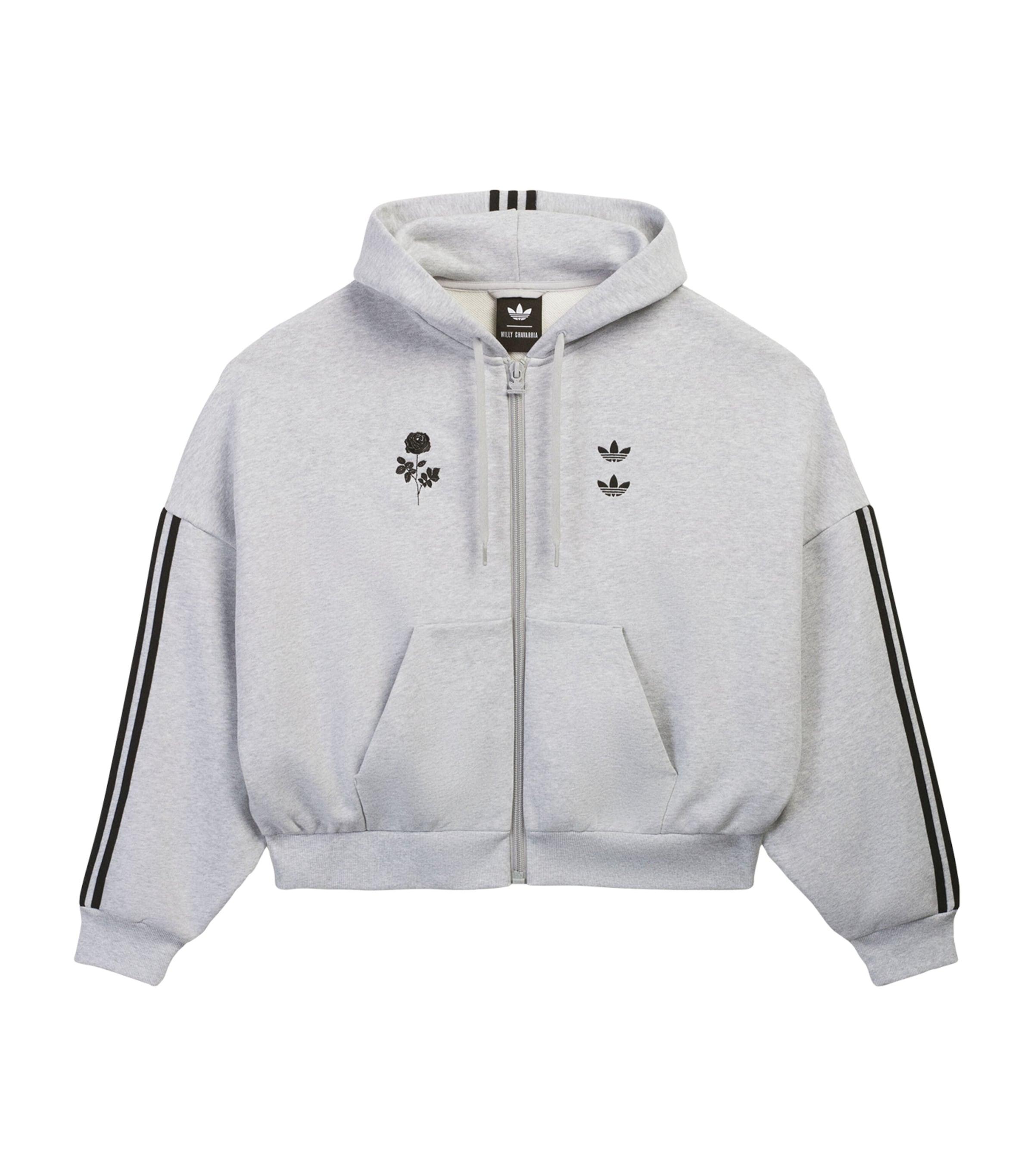 Willy Chavarria x adidas Track Logo Hoodie by WILLY CHAVARRIA