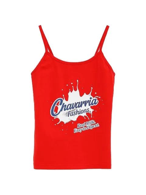 graphic-print tank top by WILLY CHAVARRIA