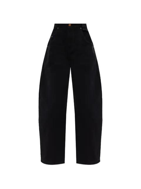 label denim trousers by WILLY CHAVARRIA