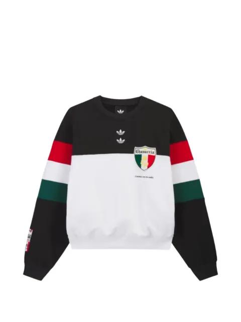 logo-embroidered colour-block sweatshirt by WILLY CHAVARRIA