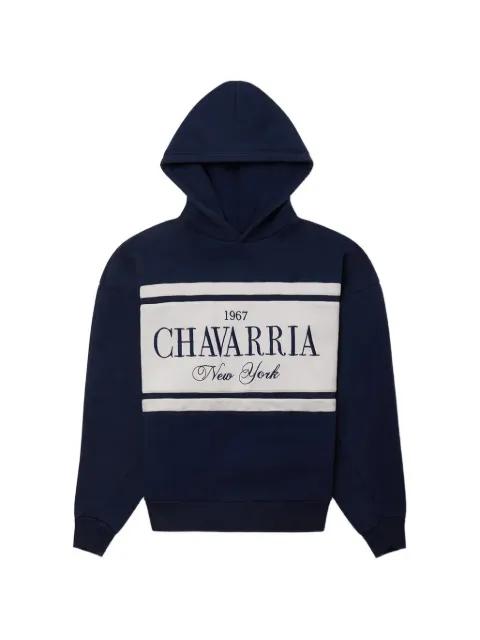 logo-lettering hoodie by WILLY CHAVARRIA