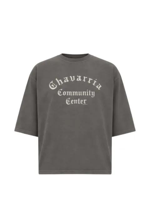 logo round-neck t-shirt by WILLY CHAVARRIA