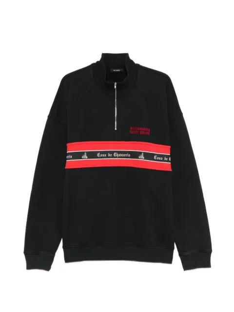 mock-neck sweatshirt by WILLY CHAVARRIA