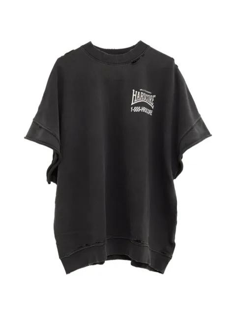 ripped graphic T-shirt by WILLY CHAVARRIA