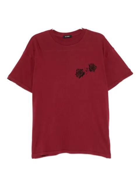 rose-print T-shirt by WILLY CHAVARRIA