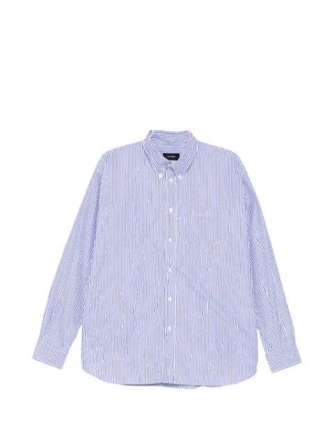 striped button-down shirt by WILLY CHAVARRIA