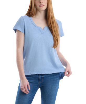Placket Hi-Lo Tee by WILT CLOTHING
