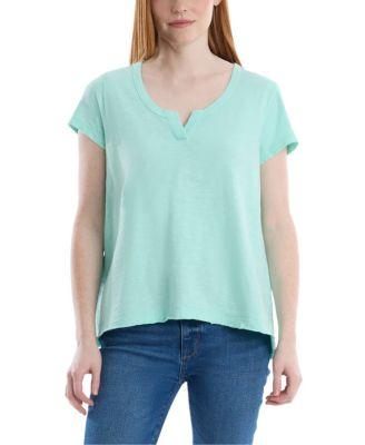 Placket Hi-Lo Tee by WILT CLOTHING