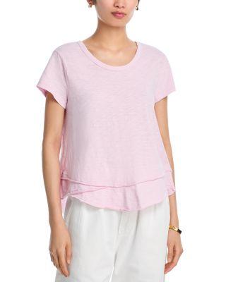 Short Sleeve Mock Layer Tee by WILT CLOTHING