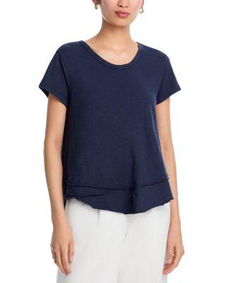 Short Sleeve Mock Layer Tee by WILT CLOTHING